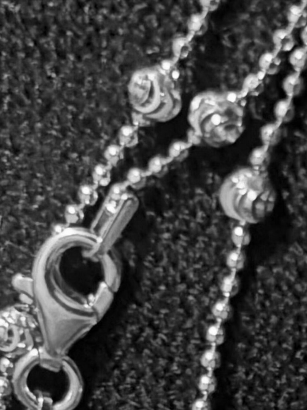 925 Italian Silver Mooncut Necklace 18inch | 1mm | 4gram Lobster Clasp